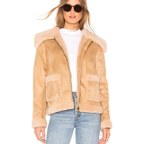 Lovers and Friends Finn Coat in Camel Women's Sz. S - Picture 1 of 8